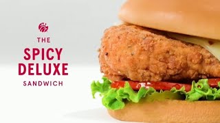 ChickfilA Commercial 2024  USA • Spicy Deluxe Sandwich [upl. by Navy]