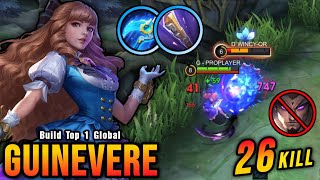 NEW META 26 Kills Guinevere Golden Staff Build is Deadly  Build Top 1 Global Guinevere  MLBB [upl. by Burns]