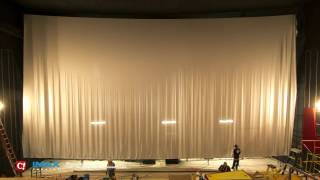 IMAX Screen Installation Timelapse at Celebration Cinema Crossroads [upl. by Hpejsoj]