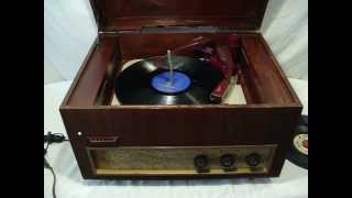 Webcor Musicale Coronet Mt16551A Record Player  Tube  001 [upl. by Procora]