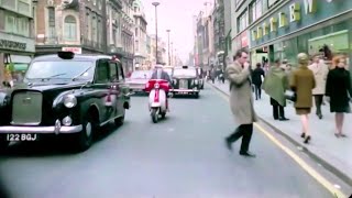 1967 London in 60FPS HD  Oxford Street in the 1960s Kinolibrary [upl. by Markland]