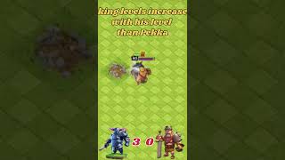 Barbarian king VS Pekka  Clash of clans clashofclans gaming [upl. by Standford]