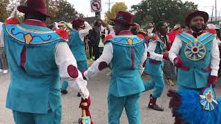 Dumaine St Gang ft Young Rollers 2023 Second Line in New Orleans [upl. by Monahan]