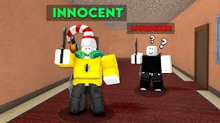 I Had a KNIFE while INNOCENT Roblox Murder Mystery 2 [upl. by Normandy]