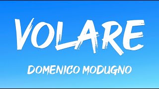 VOLARE  DOMENICO MODUGNO Testo  Lyrics [upl. by Drud655]