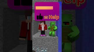 Mikey and JJ vs CreeperEXE in minecraft maizen minecraft jj mikey [upl. by Khano]