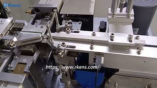 RS901K Automatic Hall sensor cutting and preforming machine bend leads 90 degrees [upl. by Nnagrom529]