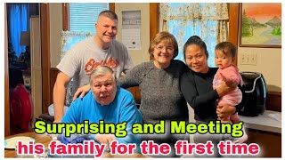 Surprising and Meeting his family for the first time FilipinaAmerican Couple🇵🇭🇺🇲 [upl. by Tehc]