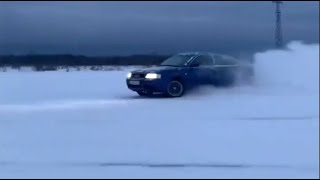 Audi Quattro POWER on snow Compilation 3 [upl. by Nylicaj375]