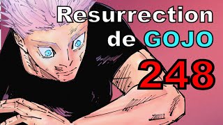 LA RESURRECTION DE GOJO  JUJUTSU KAISEN CHAPITRE 248 SPOILERS [upl. by Far665]