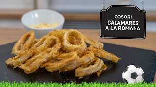 Receta  Calamares a la romana en freidora sin aceite Cosori [upl. by Fortna]