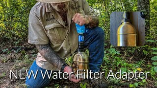 NEW Water Filter Adapter for your Pathfinder Canteen and Bottle sets TO FIT SAWYER MICO AND SQUEEZE [upl. by Airalav892]