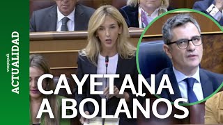 Cayetana Álvarez de Toledo deja KO a Bolaños con esta respuesta [upl. by Baldwin]