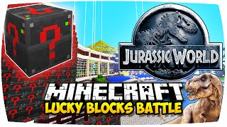 MINECRAFT ELECTRONIC LUCKY BLOCKS JURASSIC WORLD MOD PVP CHALLENGE ☆ KINOFILM IN MINECRAFTDeutsch [upl. by Kalindi]