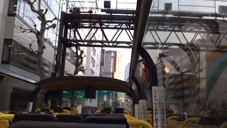 東京2階建てスカイバス乗車（Part1）：丸の内三菱ビル前～東京タワー～芝公園出入口 東京23区 360p 車載動画ドライブ [upl. by Yrag]