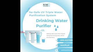 SoSafe UV Triple Water Purification System [upl. by Nylitak619]