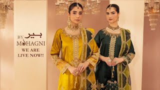 Mohagni Luxury Raw Silk Unstitched Collection 2024  Heer by Mohagni Luxury Collection 2024 [upl. by Etac200]