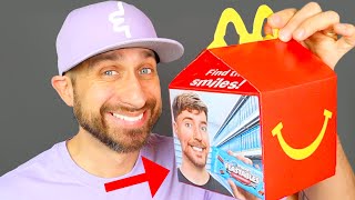 Do NOT Order MrBeast Happy Meal in Real Life at My PB and J House [upl. by Nairim]