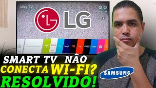 Smart TV lg não conecta no WIFI  Veja Como Resolver [upl. by Nananne]