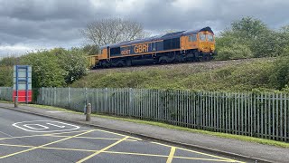 66307 Ipswich Town with ballast and track sections 1329 31E Carr Lane 2042024 [upl. by Bowen]