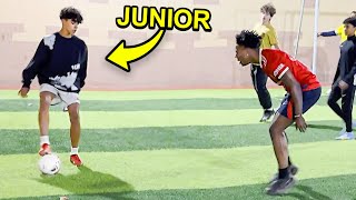 I Played Football with Ronaldo Jr [upl. by Htiekal984]