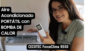 AIRE ACONDICIONADO portátil BARATO por 200 euros CECOTEC ForceClima 9550 Prueba y OPINION REAL [upl. by Aramoy532]