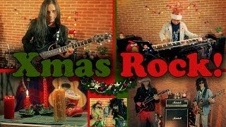 ★ Christmas Rock  Silent Night  We Wish You A Merry Christmas Metal Cover [upl. by Lucilla565]