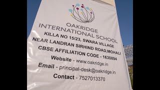 Oakridge International School Mohali [upl. by Malet300]