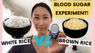 Is Brown Rice Really Better Than White Rice For Pre Diabetes  A Blood Sugar Test Experiment [upl. by Odlonra25]