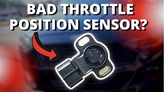 SYMPTOMS OF A BAD THROTTLE POSITION SENSOR [upl. by Rhu]