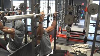 Ian Gaines Back and Chest Training at destination DALLAS TEXAS [upl. by Stew]