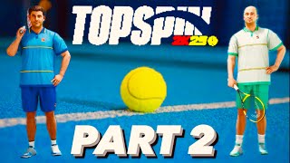 Sampras vs Agassi Part 2  AI using Agassi is tough on Hard Difficulty [upl. by Navert]