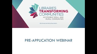 LTC Access 3 PreApplication Webinar [upl. by Issirk]