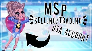 SOLD MovieStarPlanet  SELLINGTRADING LEVEL 24 USA ACCOUNT [upl. by Aerdnua]