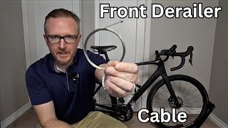 Front Derailer Shifter Cable Replacement  Trek Domane SL6 [upl. by Nallak212]