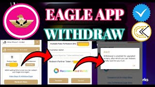 Eagle App Withdraw। Eagle Network Withdraw । Eagle App Withdraw Crypto kara। Egon Update। [upl. by Muir257]