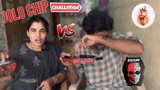 Eating jolo chip challenge with my sis anjithasworld foodchallange funny youtube [upl. by Yelahc]