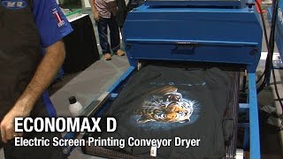 MampRs ECONOMAX D Electric Screen Printing Conveyor Dryer [upl. by Nytram]