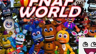 fnaf world parte 1  descubriendo el infravalorado juego de fnaf world  foxy gamer [upl. by Ayek]