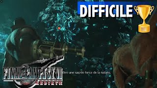 DIFFICILE Difficulté Golem de Mithril Boss Fight  FINAL FANTASY VII REBIRTH [upl. by Arrak]