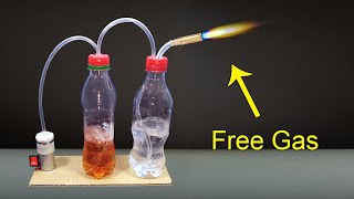 How To Make Free Gas With Water At Home  Science Experiment [upl. by Artamas462]