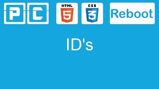 HTML5 and CSS3 beginners tutorial 22  IDs [upl. by Layap]