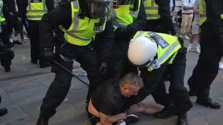 Police arresting everyone Enough is Enough london [upl. by Ellenig]