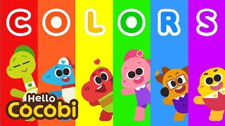 The Colors Song  Nursery Rhymes amp Kids Songs  Whats Your Favorite Color  Hello Cocobi [upl. by Senhauser]