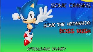 Sonic Origins  Sonic The Hedgehog Boss Rush [upl. by Lyrrad]