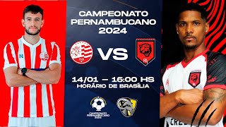 NÁUTICO X FLAMENGO DE ARCOVERDE  CAMPEONATO PERNAMBUCANO  JOGO COMPLETO [upl. by Noseyt122]