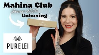 Purelei Mahina Club Januar 2024  UNBOXING amp Rabattcode [upl. by Eserahc]