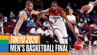 France 🇫🇷 vs USA 🇺🇸  Mens Basketball Gold Medal Match  Tokyo Replays [upl. by Buskus]