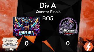 NGS Div A Quarterfinals  Gambit Gaming vs Magnitude Epicenter [upl. by Ddart565]