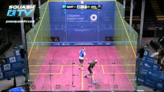 Squash  Nick Matthew v James Willstrop SemiFinal Roundup US Open 2011 [upl. by Hendrick471]